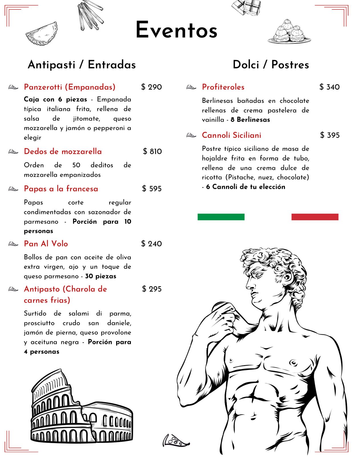 Eventos Enero - Pizzería Al Volo